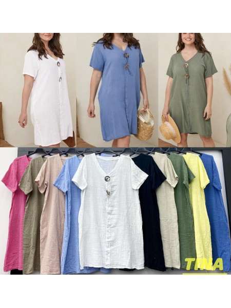 Sukienki damskie Włoski, size uni, paczka 6szt, mix kolor