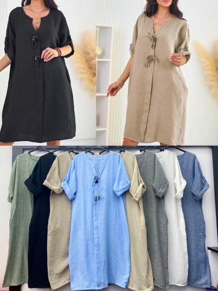 Sukienki damskie Włoski, size uni, paczka 6szt, mix kolor