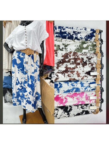 Spódnica  damskie , size uni, paczka 6szt,mix kolor
