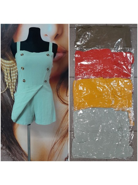 Kombinezony damskie , size uni, paczka 12szt,mix kolor