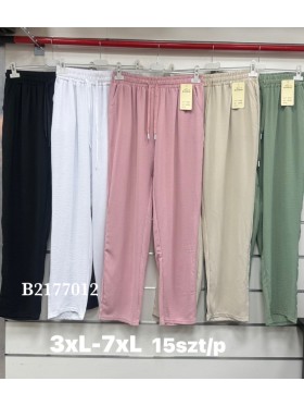 Spodnie damskie , size 3-7xl, paczka 15szt, mix kolor