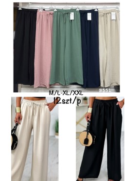 Spodnie damskie , size m-2xl, paczka 12szt, mix kolor