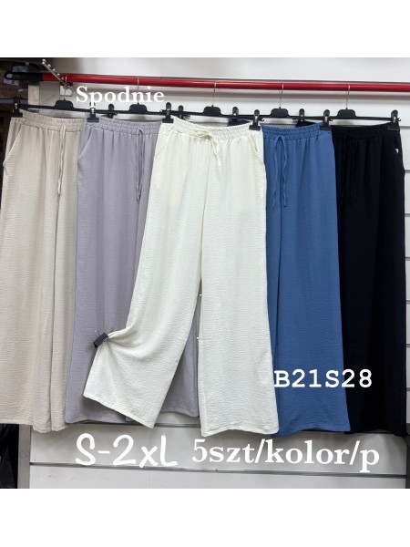 Spodnie damskie , size s-2xl, paczka 5szt, 1 kolor