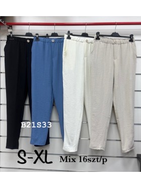 Spodnie damskie , size s-xl, paczka 16szt, mix kolor