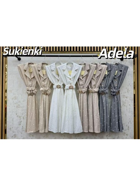 Sukienki damskie Włoski, size uni, paczka 6szt, mix kolor