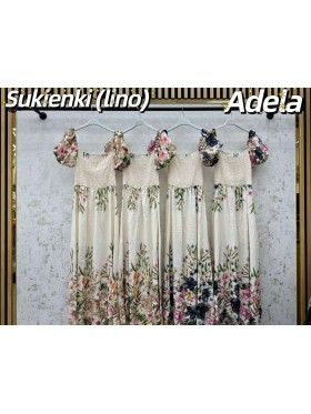 Sukienki damskie Włoski, size uni, paczka 6szt, mix kolor