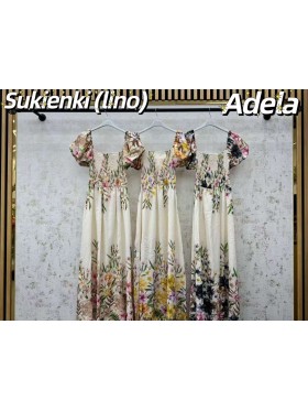 Sukienki damskie Włoski, size uni, paczka 6szt, mix kolor