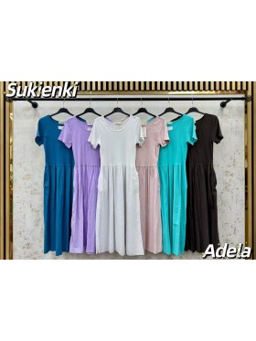 Sukienki damskie Włoski, size uni, paczka 6szt, mix kolor