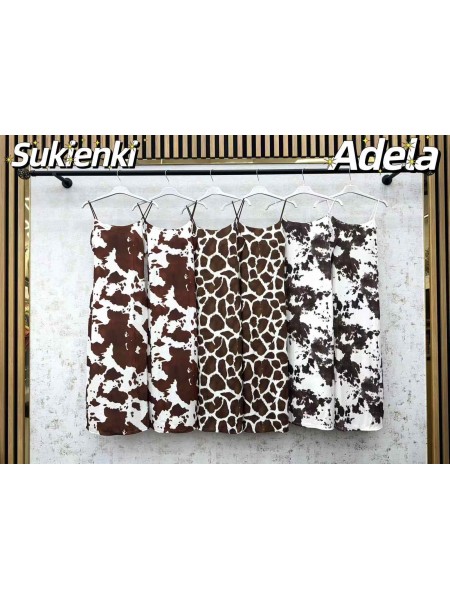 Sukienki damskie Włoski, size uni, paczka 6szt, mix kolor