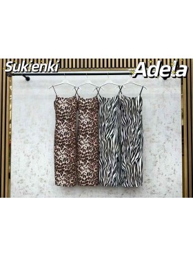 Sukienki damskie Włoski, size uni, paczka 6szt, mix kolor