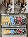 Komplety damskie Włoski, size uni, paczka 6szt, mix kolor