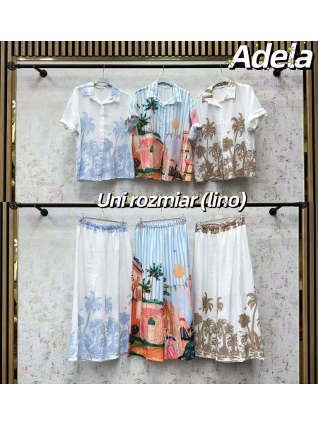 Komplety damskie Włoski, size uni, paczka 6szt, mix kolor