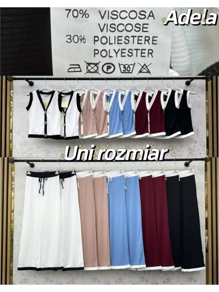 Komplety damskie Włoski, size uni, paczka 6szt, mix kolor