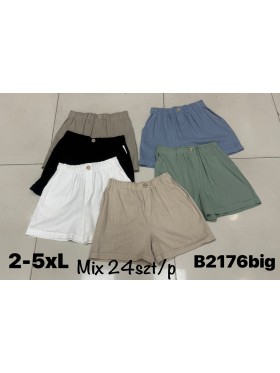 Spodenki damskie , size 2-5xl, paczka 24szt, mix kolor