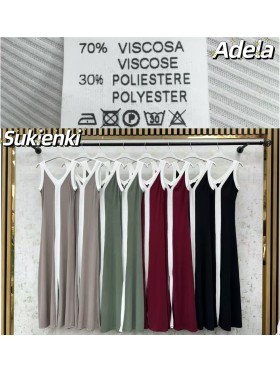 Sukienki damskie Włoski, size uni, paczka 6szt, mix kolor