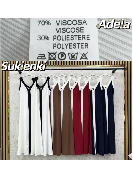 Sukienki damskie Włoski, size uni, paczka 6szt, mix kolor