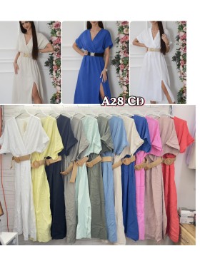 Sukienki damskie Włoski, size uni, paczka 6szt, mix kolor
