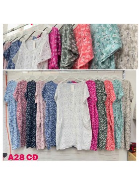Sukienki damskie Włoski, size uni, paczka 6szt, mix kolor
