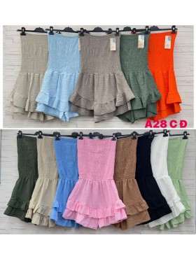 Sukienki damskie Włoski, size uni, paczka 6szt, mix kolor
