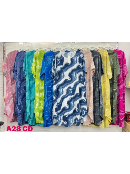 Sukienki damskie Włoski, size uni, paczka 6szt, mix kolor