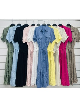 Sukienki damskie wloskie, size uni, paczka 6szt,mix kolor