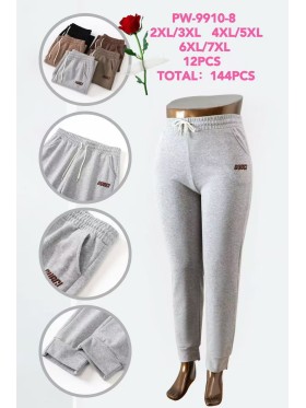 Spodnie damskie ,size 2-7XL,paczka 12szt ,mix kolor