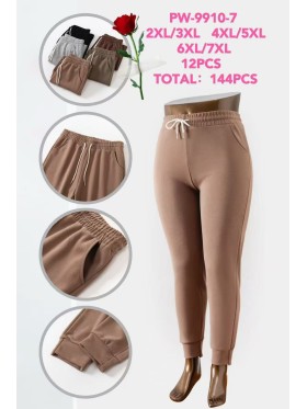 Spodnie damskie ,size 2-7XL,paczka 12szt ,mix kolor