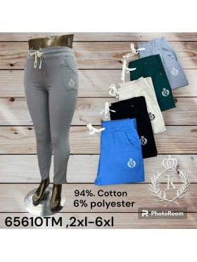 Spodnie damskie ,size 2-6XL,paczka 12szt ,MIX kolor