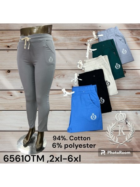 Spodnie damskie ,size 2-6XL,paczka 12szt ,MIX kolor