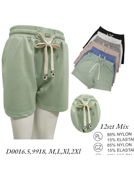 Spodenki damskie ,size M-2XL,paczka 12szt ,MIX kolor
