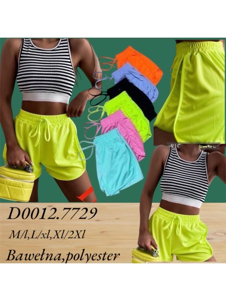 Spodenki damskie ,size M-2XL,paczka 12szt ,MIX kolor