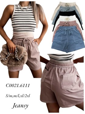 Spodenki jeansowe damskie ,size S-2XL,paczka 12szt ,MIX kolor
