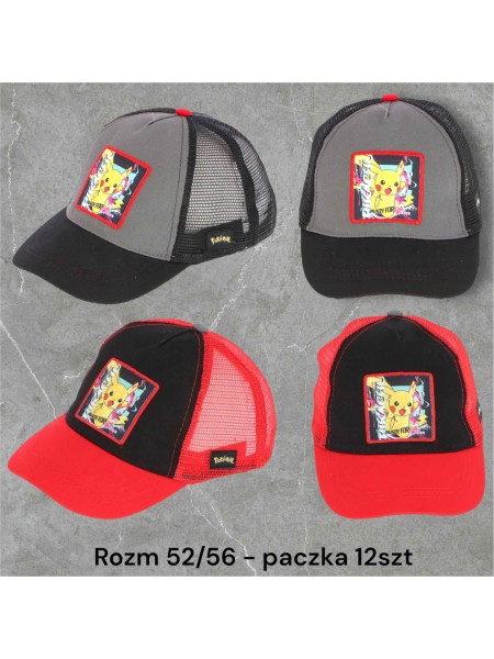 Czapki dzieciece rozm 52-56 , paczka 12szt, mix kolor