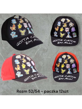 Czapki dzieciece rozm 52-54 , paczka 12szt, mix kolor