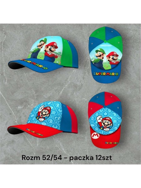 Czapki dzieciece rozm 52-54 , paczka 12szt, mix kolor