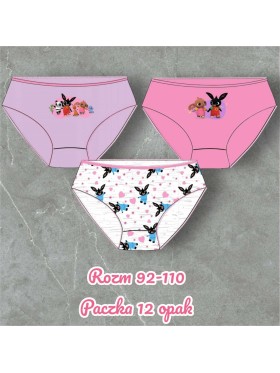 Majtki dzieciece rozm 92-110 , paczka 12szt, mix kolor