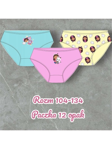 Majtki dzieciece rozm 104-134 , paczka 12szt, mix kolor
