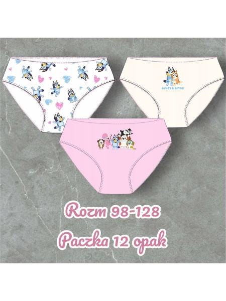 Majtki dzieciece rozm 98-128 , paczka 12szt, mix kolor
