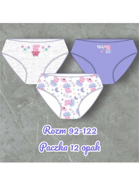 Majtki dzieciece rozm 92-122 , paczka 12szt, mix kolor