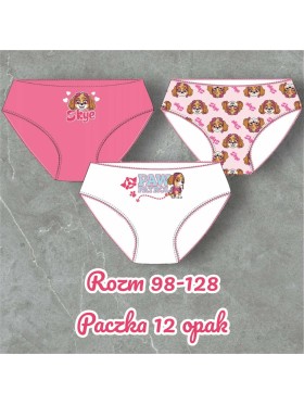 Majtki dzieciece rozm 98-128 , paczka 12szt, mix kolor