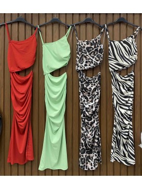 Sukienki damskie wloskie, size uni, paczka 6szt,mix kolor