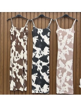 Sukienki damskie wloskie, size uni, paczka 6szt,mix kolor