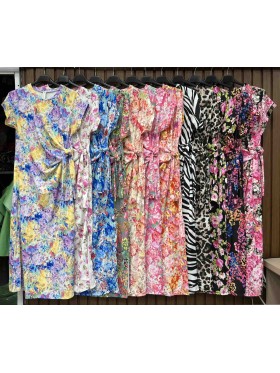 Sukienki damskie wloskie, size uni duzy, paczka 6szt,mix kolor