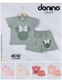 Komplet dzieciece rozm 6-24M , paczka 4szt, 1 kolor