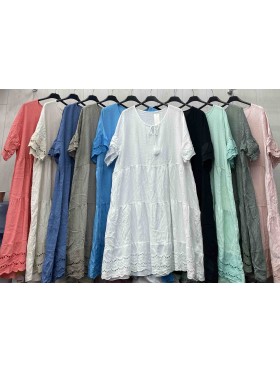 Sukienki damskie wloskie, size uni, paczka 6szt,mix kolor