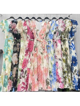 Sukienki damskie wloskie, size uni, paczka 6szt,mix kolor