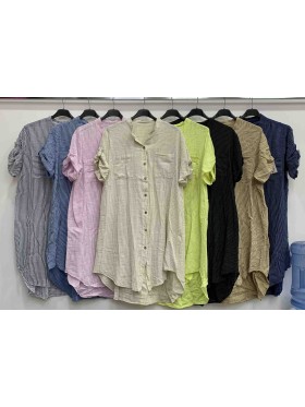 Tuniki damskie wloskie, size uni, paczka 6szt,mix kolor