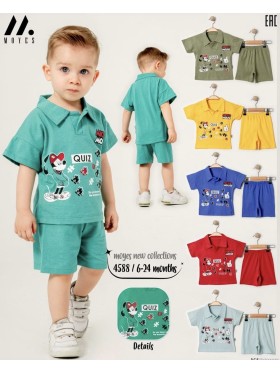 Komplet dzieciece rozm 6-24M , paczka 4szt, 1 kolor