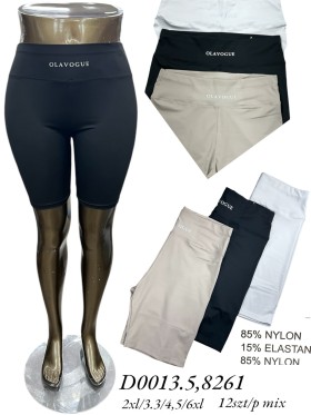 Legginsy damskie ,size 2-6XL,paczka 12szt ,MIX kolor