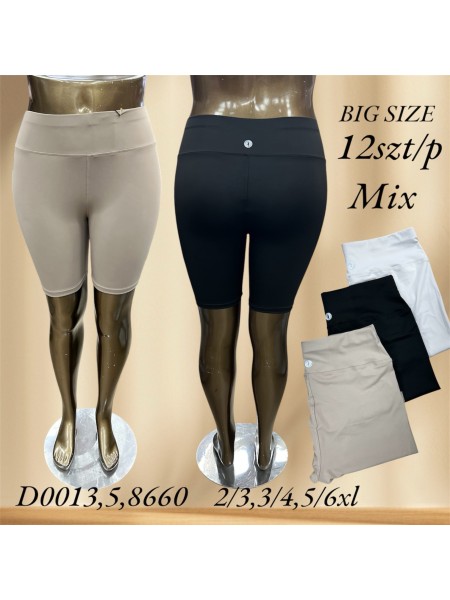 Legginsy damskie ,size 2-6XL,paczka 12szt ,MIX kolor